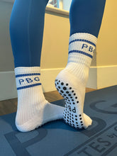 Load image into Gallery viewer, Super Soft PBG Grip Socks - White Ankle Socks (Two pairs)
