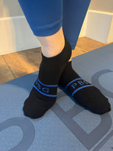 Load image into Gallery viewer, Super Soft PBG Grip Socks - Black Trainer Socks (Two pairs)
